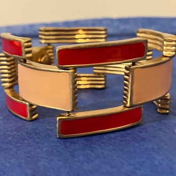 J. Crew Jewelry - Vintage J Crew Pink & Red Bracelet